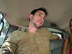 Tricked str8 stud sucked by tattooed gay in van