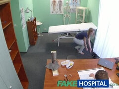 FakeHospital Innocent blonde gets the doctors massage