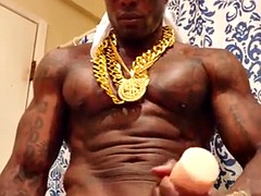 Velké péro, Černé, Stříkání spermatu, Ebenové, Gay, Pornstars, Sólo, Tetování