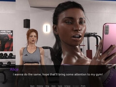 Fucking the Ebony Gym Hottie- MILF Breeder #2- Gameplay
