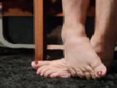 Amatőr, Lábfej fétis, Érett koros, Portugál, Egyedül