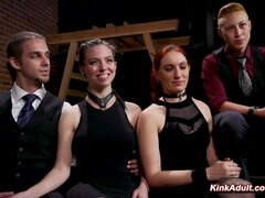 Kötözés – fegyelmezés, Szőke, Kötözés, Csoport, Hd, Orgia, Buli, Swingers