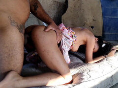 My Stepdaughter Gave Me Her Ass on the Terrace