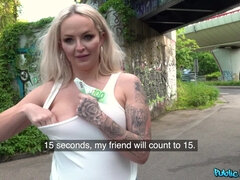 Amateur, Blonde, Britannique, Européenne, Faciale, De plein air, Public, Épouse