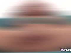 Veľké kozy, Dildo, Masturbácia, Ryšavé, Shemale, Sólo, Stockings