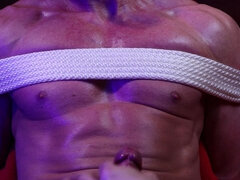 53 Is Back! Blonde Hair, Blue Eyed Muscle Stud with a Massive 8" Inch Uncut Cannon