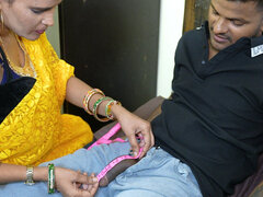 Amatör, Stor stjärt, Avsugning, Par, Indisk, Mogen