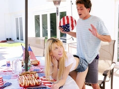 Monumentális dákó, Szőke, Cumizás, Ujjazás, Szabadban, Vékony, Tini, Begyek