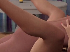 삼차원, 얼굴에, 오르가슴, 보지, 분출, 청소년, 쓰리섬, 단단한