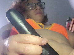 Leie, Dildo, Latina, Masturbation, Transfrau, Solo, Titten, Vibrator