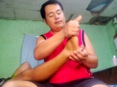 Amatéri, Ázijskej, Pár, Gay, Masáž, Olej