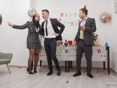 Salacious office whore dirty adult video