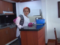 Prsnatá, Striekanie semena, Rukavice, Milf  mčbp, Mamina, Monštrum, Penis, Guma