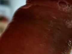 Perfect Blowjob, Deep with Saliva, Playing with His Cock