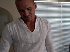 IR Spiderman cosplay barebacked by athletic jock