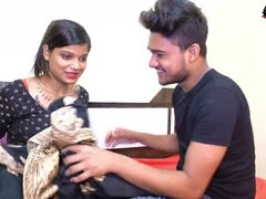 Indian Teacher Fucks Student Hard in Room - Big Dick, Cum in Mouth, 69