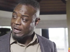 Жопа, Минет, Двойное проникновение, Секс без цензуры, Межрасовый секс, Милф, Два парня и девушка, Втроем