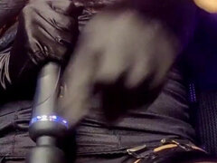 Satin Lingerie & Estim Ruined Orgasm