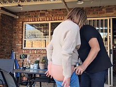 Leie, Blondine, Paar, Hardcore, Milf, Im freien, Ehefrau