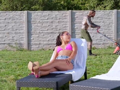 Bruinharig, Hardcore, Hd, Masturbatie, Pornster