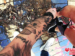 Anaal, Duits, Moeder, Buiten