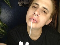 Extreme Nose Blow Thick Stringy Mess