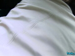 Arsch, Blasen, Braunhaarige, Hundestellung, Europäisch, Natürlichen titten, Im freien, Realität