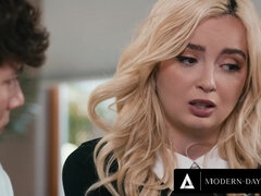 Grote mammen, Blond, Pijpbeurt, Sperma, Lul, Fetisj, Vingeren, Tieten likken