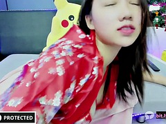 아마추어, 아시안, 아기, 발, 수음, 타는, 혼자, 장난감들