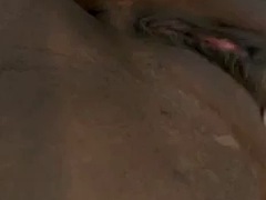 Caramel Ebony Teen Masturbates Her Wet Pussy On Camera