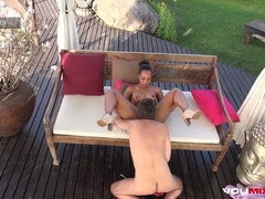 Pompino, Imbrogliare, Pisello, Di colore, Facciale, Leccata, All'aperto, Figa