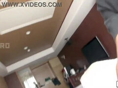 Amateur wife whose husband is on a business trip 02 - Doggy by the window -
