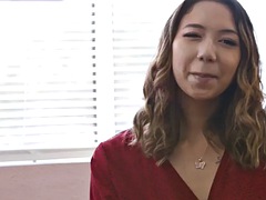 美女, デカチン, フェラチオ, 浮気者, カワイイ, 黒人, 異人種間, オッパイの