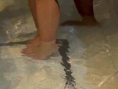 Cuckold Threesome with a Jacuzzi, From Ass to Mouth to Cleaning Dirty Cocks