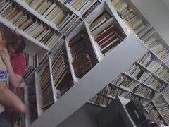 Horny babe Aubrey Sinclair gets fucked in the library