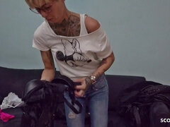 GERMAN SCOUT - THIN PAINTED MUVA VICKY I PICKUP ROUGH SHAG IN BERLIN I RIMJOB AND DEEP THROAT - Rough sex