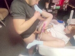 Notranji izliv, Domaci pornič, Indijka, Masaža, Orgazem, Hlačne nogavice, Muco, Tetovaže