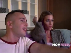 Identical Stepmom Twins Freeuse - Hot MILF Threesome with Raul Costa