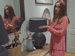 Brunette beauty getting fucked in POV to the limit