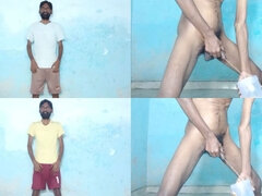 Rajesh Playboy 993 Two Pissing in the Jar Golden Shower Striptease Spanking Butt Naked