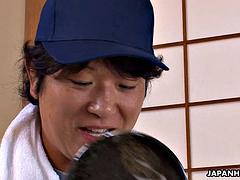 Cheating Wife Ami Kikukawa Is Horny For Young Cock