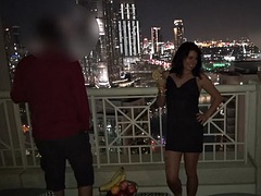 Excited business party in Dubai! Milf fucked in the ass