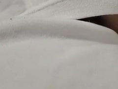 Chubby Japanese boy in PE uniform masturbates in his underwear