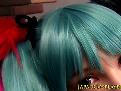 Cosplay nippon creampied in hairy pussy