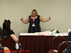 Chubby domina and her slave - fetish porn