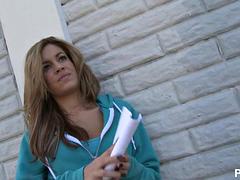 Mya Quinn - No Hands Throatpie Deepthroat and he Cums three Times in my Throat