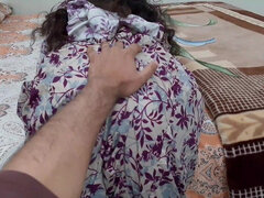 Indian Husband Had Sex with His Beautiful Maid in His Wife's Absence