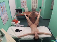 Sex in the hospital with a long-legged girlfriend Marci Matty