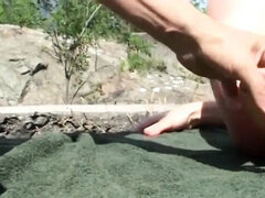 Amatéři, Pár, Tvrdě, Vlasaté, Homemade, Manželka v domácnosti, Italské, Venku