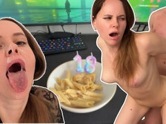 Amatör, Stor stjärt, Avsugning, Par, Sperma shot, Mamma, Pov